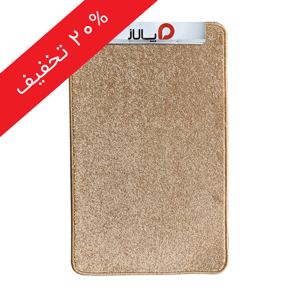 پادری سایز 50x80 مدل کات بی قهوه ای شتری کد 5611