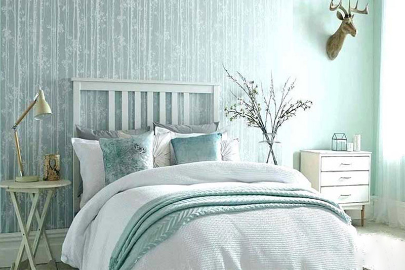 انتخاب کاغذ دیواری برای اتاق خواب