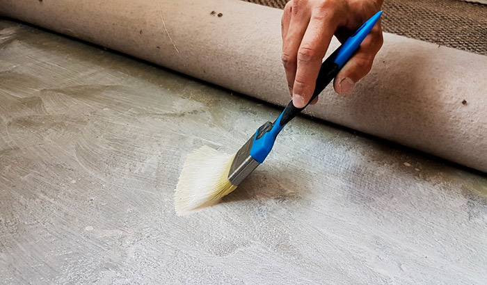 چگونگی نحوه چسباندن موکت