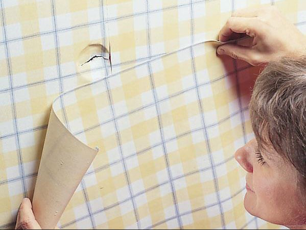 آیا کاغذدیواری قابليت ترميم و اصلاح بسيار آسان دارد؟